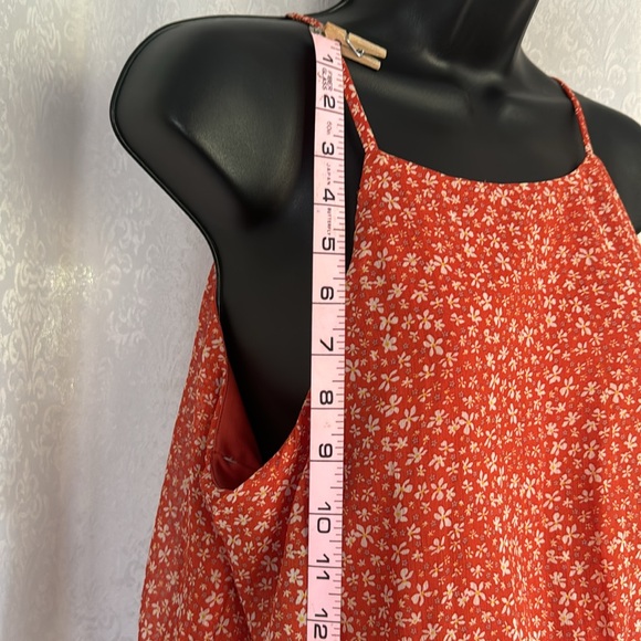 BCX CHIFFON SUNDRESS Sz: L - Picture 3 of 8